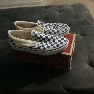 Classic Blue White Checker (slip on)